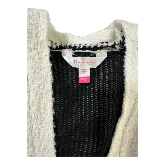 No Boundaries | Aztec Open Front Cardigan Sweater | Juniors XXL - Picture 4 of 4